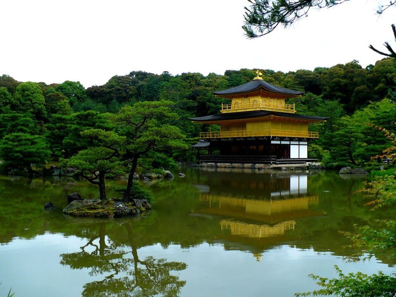 tempio kinkakuji padiglione d'oro kyoto