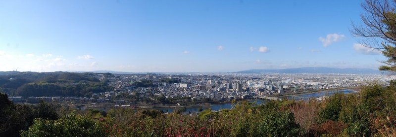 uji vista dal monte daikichi