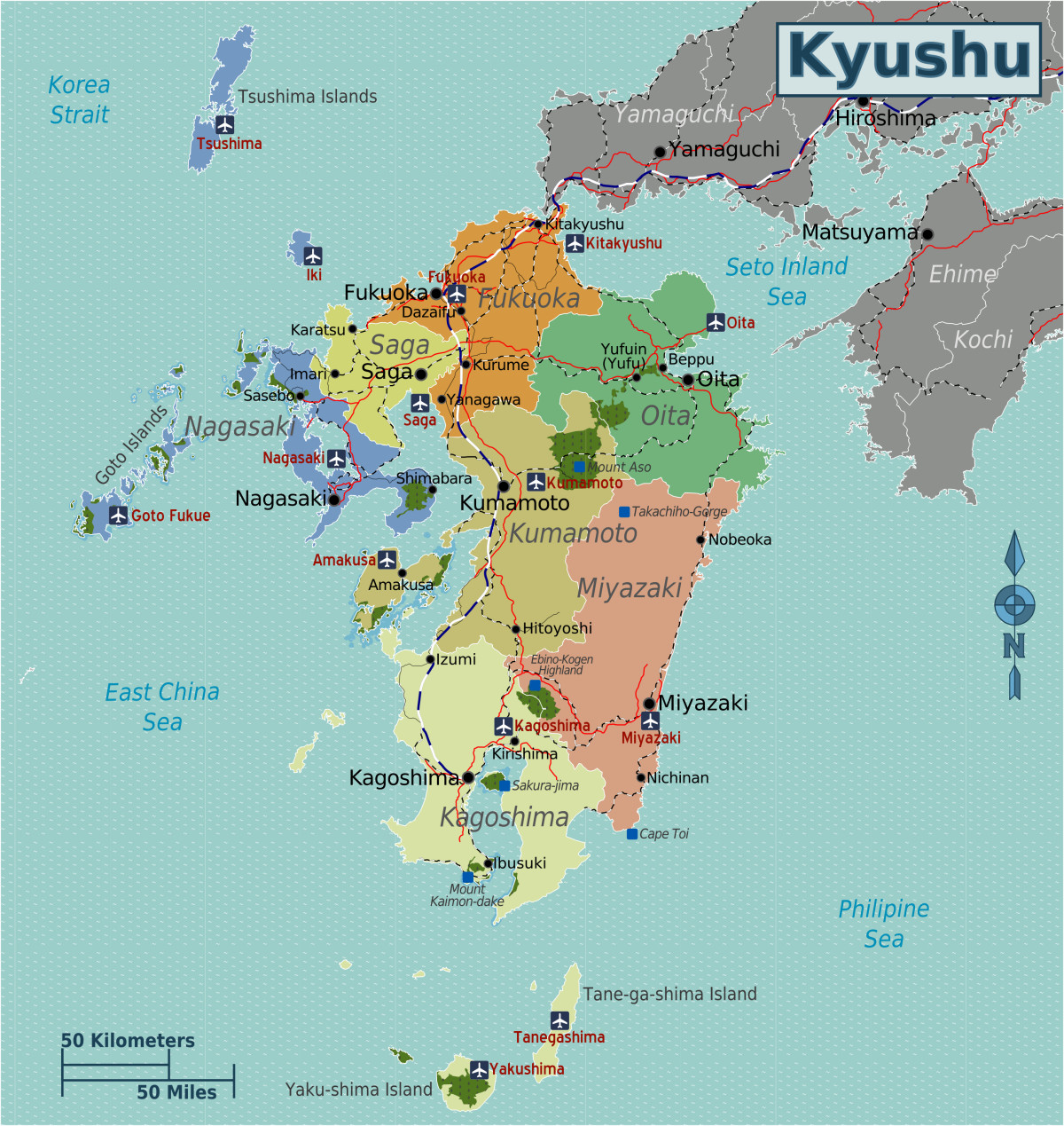 mappa kyushu